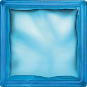Luxfera Glassblocks azur 19x19x8 cm lesk 1908WAZUR