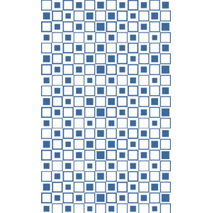 GRUND Sprchový závěs GEOMETRY Modrá bílá 180x200 cm
