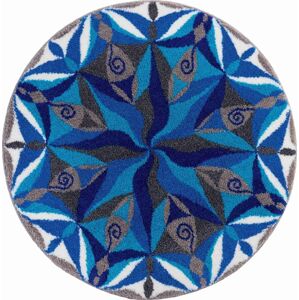 GRUND Mandala předložka PLYNUTÍ modrá Rozměr: ø 100 cm
