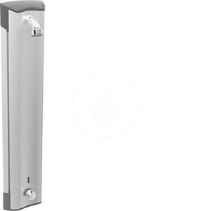 HANSA Electra Bezdotykový hliníkový sprchový panel s termostatem 64152200