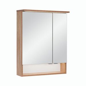 A-Interiéry Zrcadlová skříňka závěsná s LED osvětlením Donau 60 ZS donau_60zs