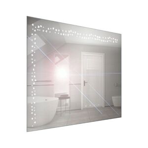 A-Interiéry Zrcadlo závěsné s pískovaným motivem a LED osvětlením Nika LED 7/60 nika led 7-60