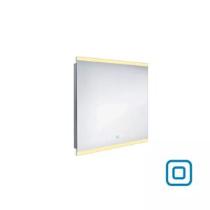 Nimco zrcadlo LED senzor 800 x 700 Model 12000 hliníkový rám ZP 12003V ZP 12003V