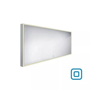 Nimco zrcadlo LED senzor 1400 x 700 Model 13000 hliníkový rám ZP 13008V ZP 13008V