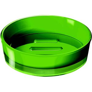 GRUND Miska na mýdlo SPIRIT zelená 11,3x11,3x3,3 cm