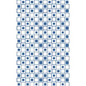 GRUND Sprchový závěs GEOMETRY Modrá bílá 180x200 cm