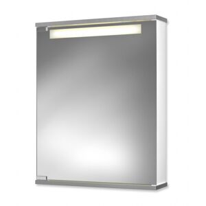 Jokey Zrcadlová skříńka - bílá/hliníková barva CENTO 50 LS