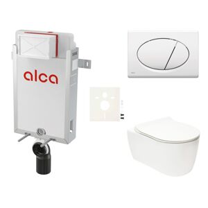 Cenově zvýhodněný závěsný WC set Alca k zazdění + WC Glacera Alfa SIKOAA1