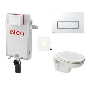 Cenově zvýhodněný závěsný WC set Alca k zazdění + WC S-Line S-line Pro SIKOAP8